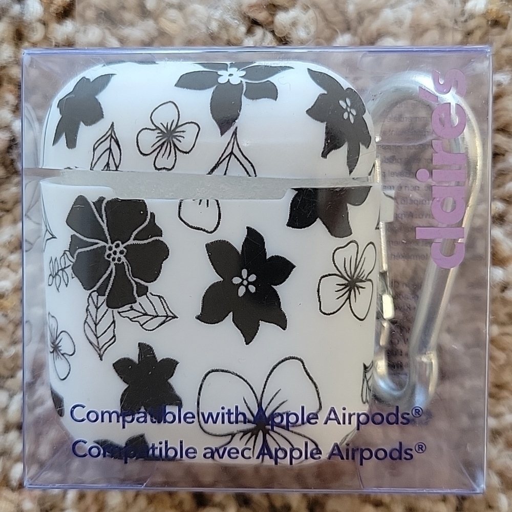 Earbud case compatible with Apple Airpods